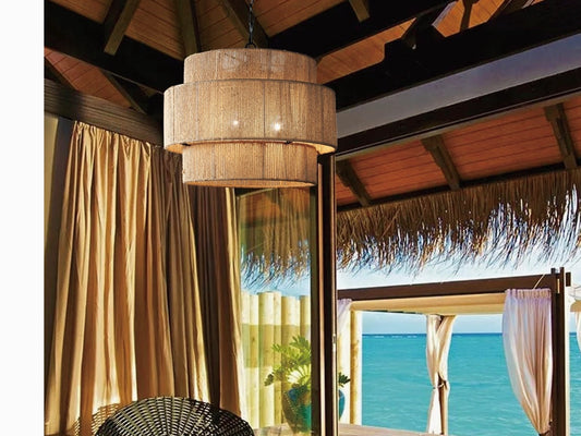 Whitsunday Double Drum Chandelier