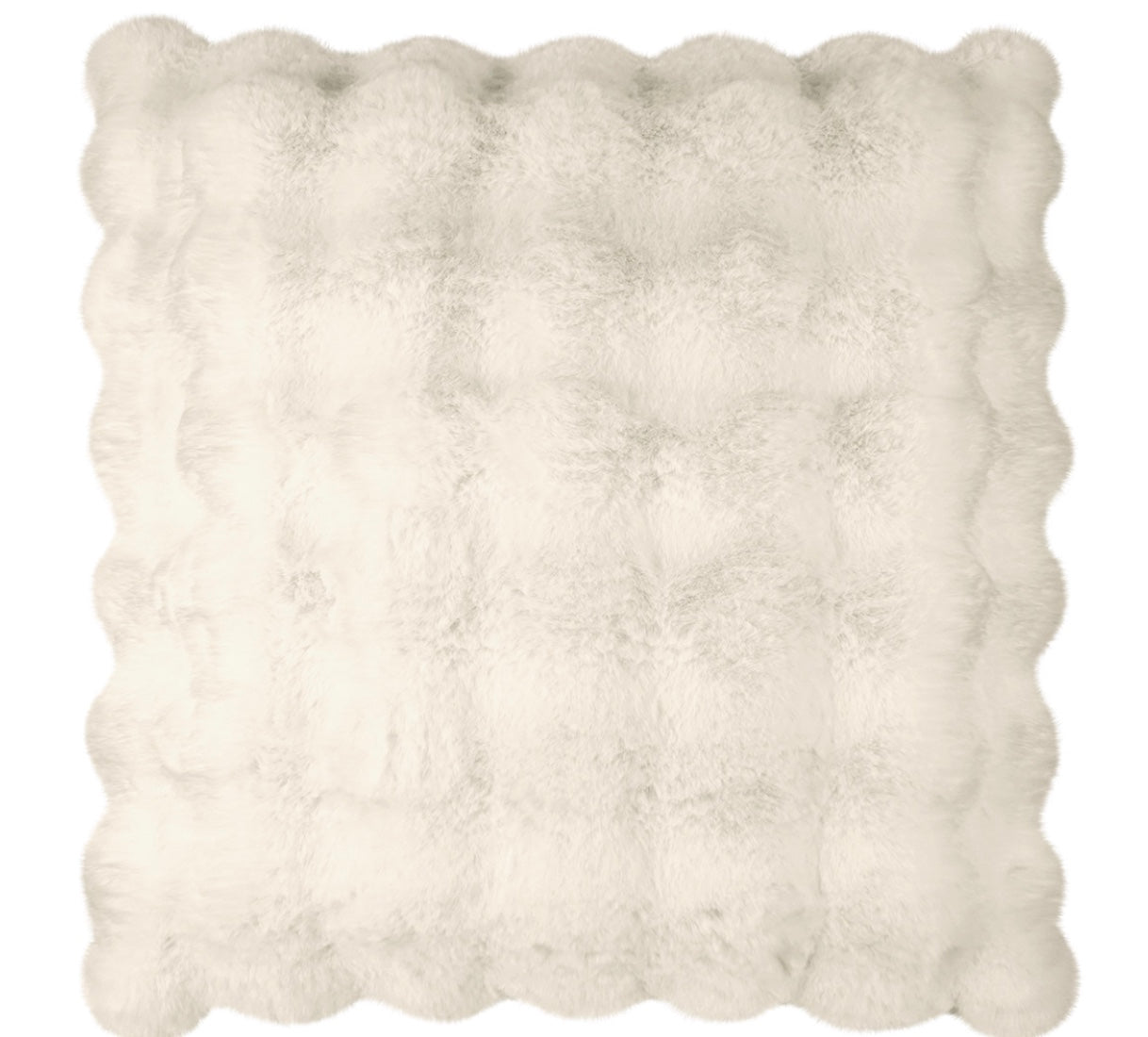 Affair Square Ivory Pillow 22x22