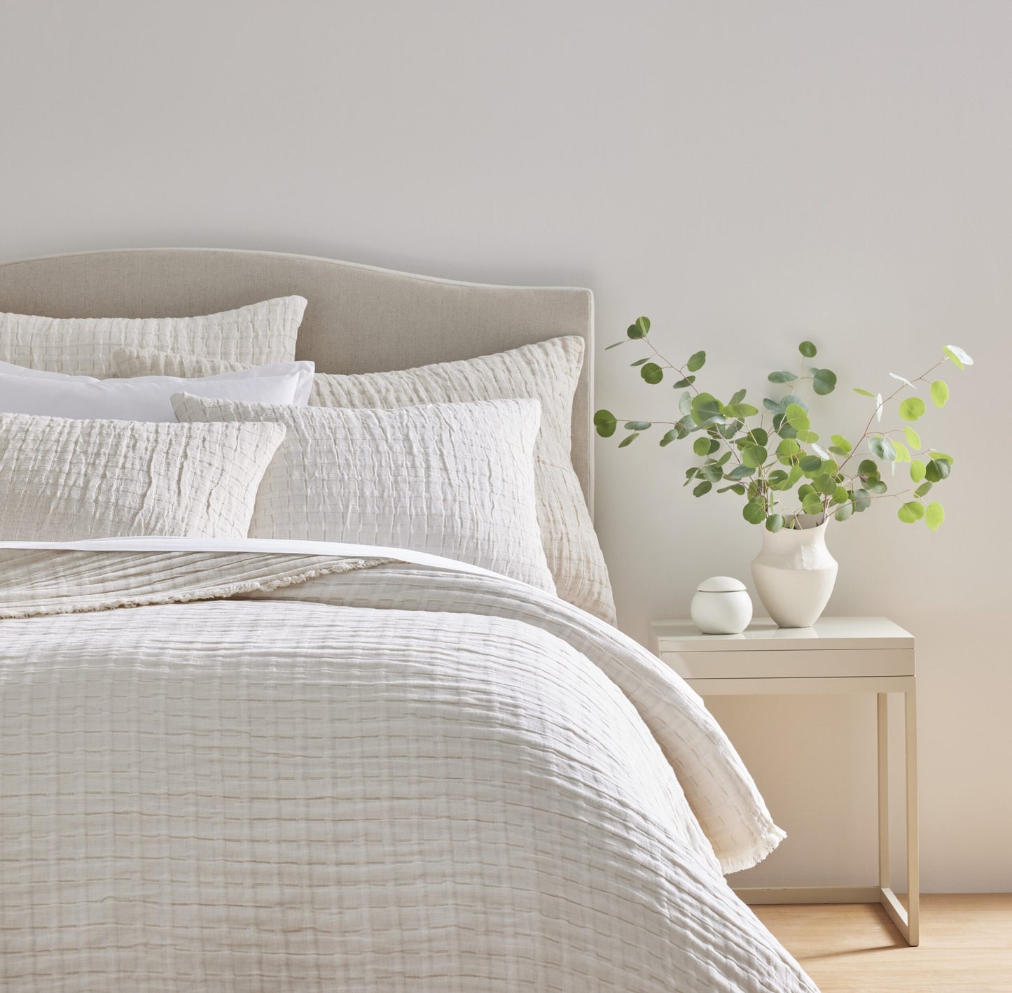 Devon Ivory Queen Coverlet