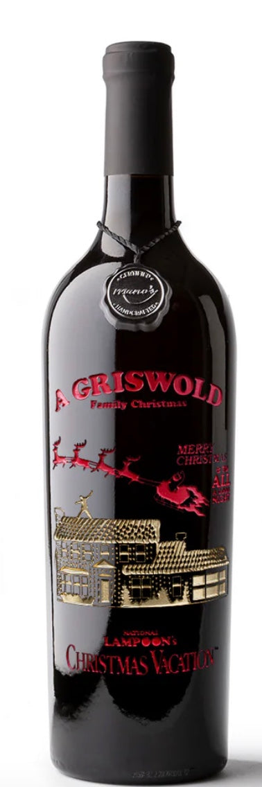 Christmas Vaction Cab Etched Wine