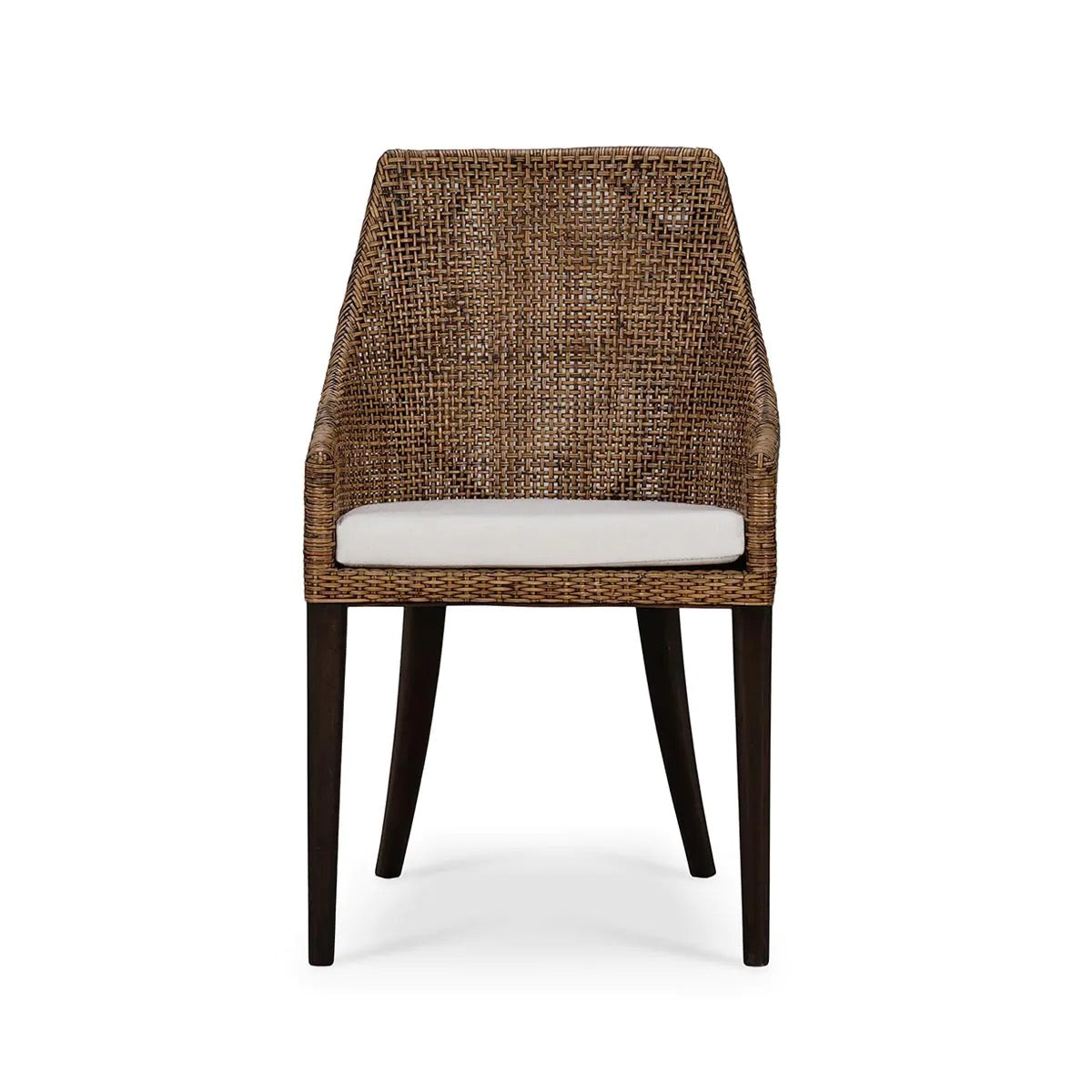 Savannah Rattan Dining Chair w/Seat Cushion