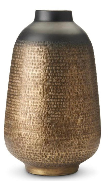 Black & Gold Vase L