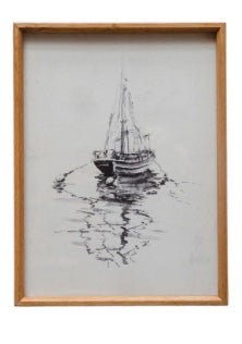 Abstract Sailboat