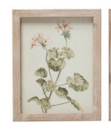 Whitewash Wilted Geranium Art