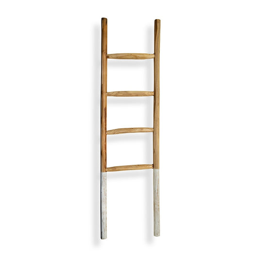 Skinny Teak Ladder
