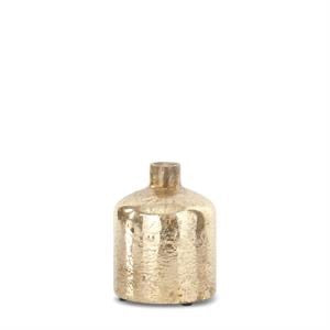 Antique Copper Glass Vase 6.5"