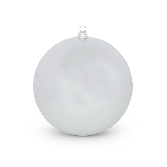 Silver Shiny Shatterproof Ornament