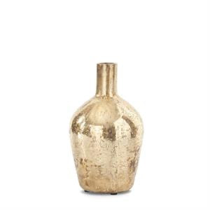 Antique Copper Glass Vase 10"
