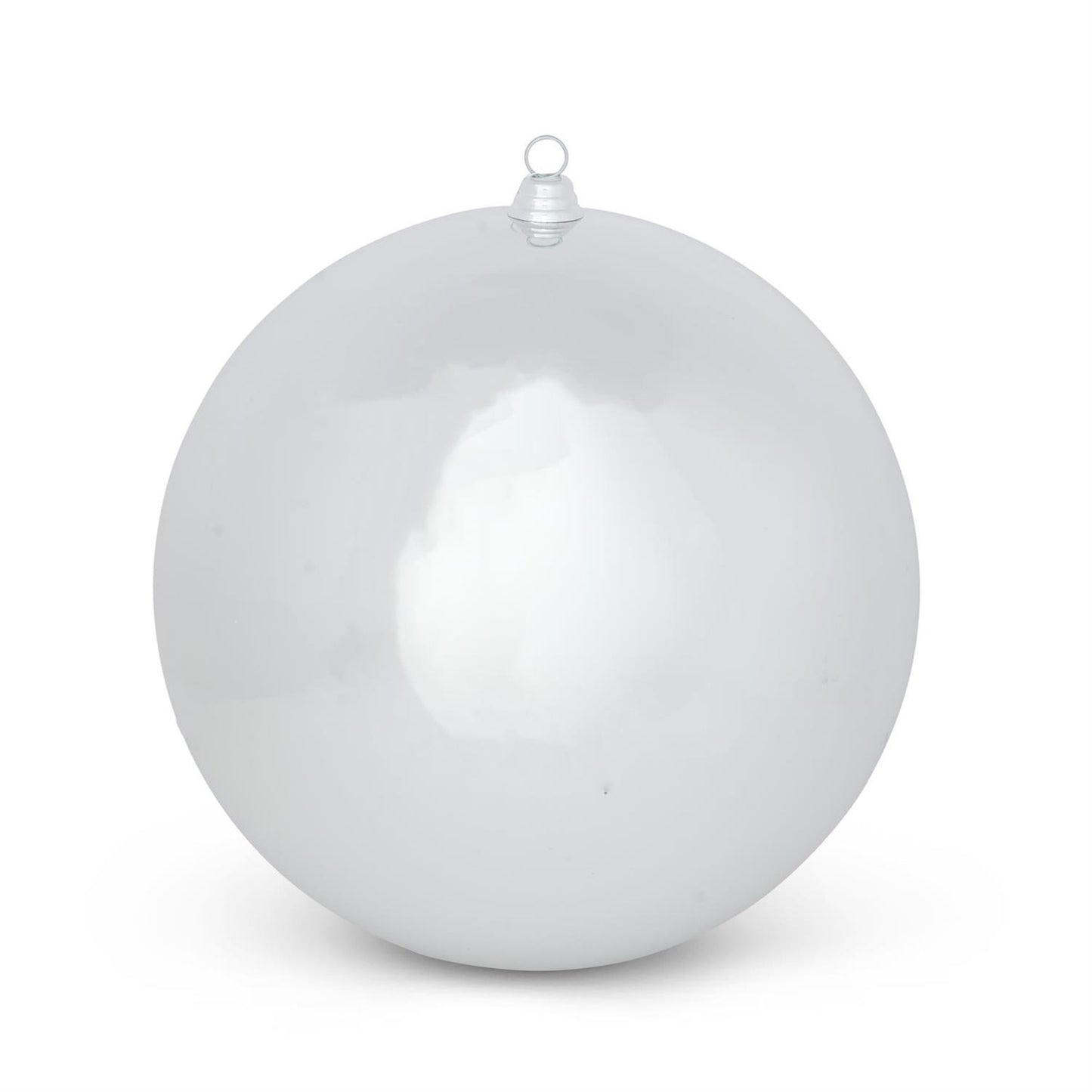 Silver Shiny Shatterproof Ornament