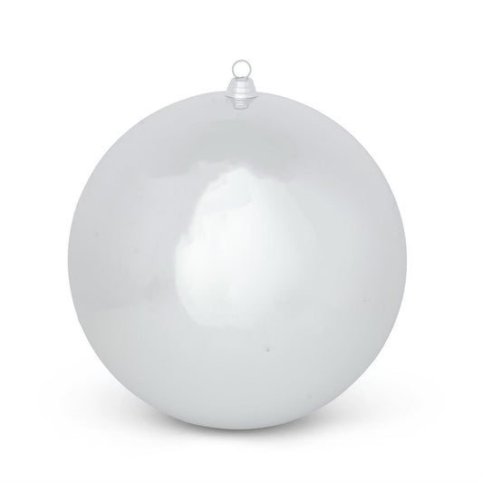Silver Shiny Shatterproof Ornament