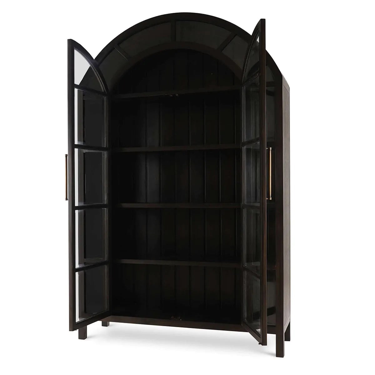 Vannes 2-Door Display Cabinet Blackwash