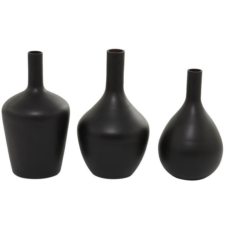 Glass Vase Black
