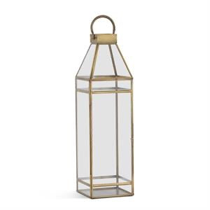 Brushed Brass Lantern 24"