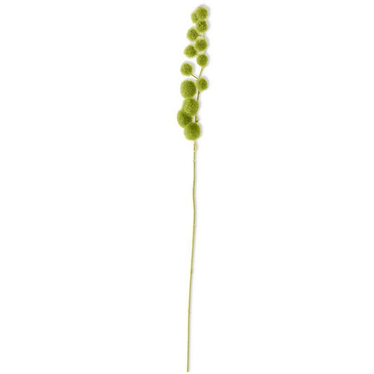 32" Flocked Billy Ball Stem Green