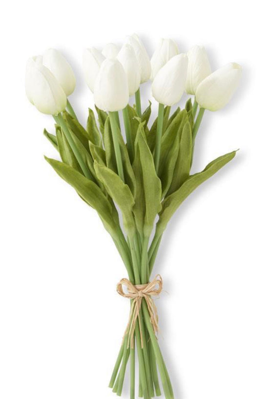 Real Touch Tulips WH-1