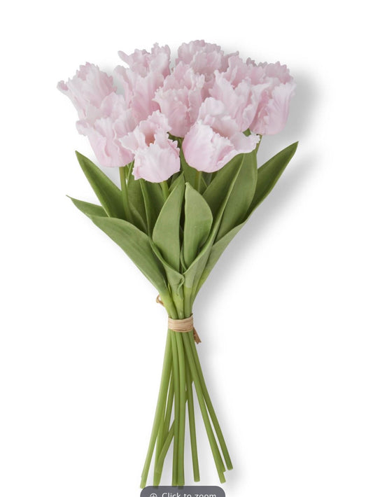 Real Touch Tulips Pink