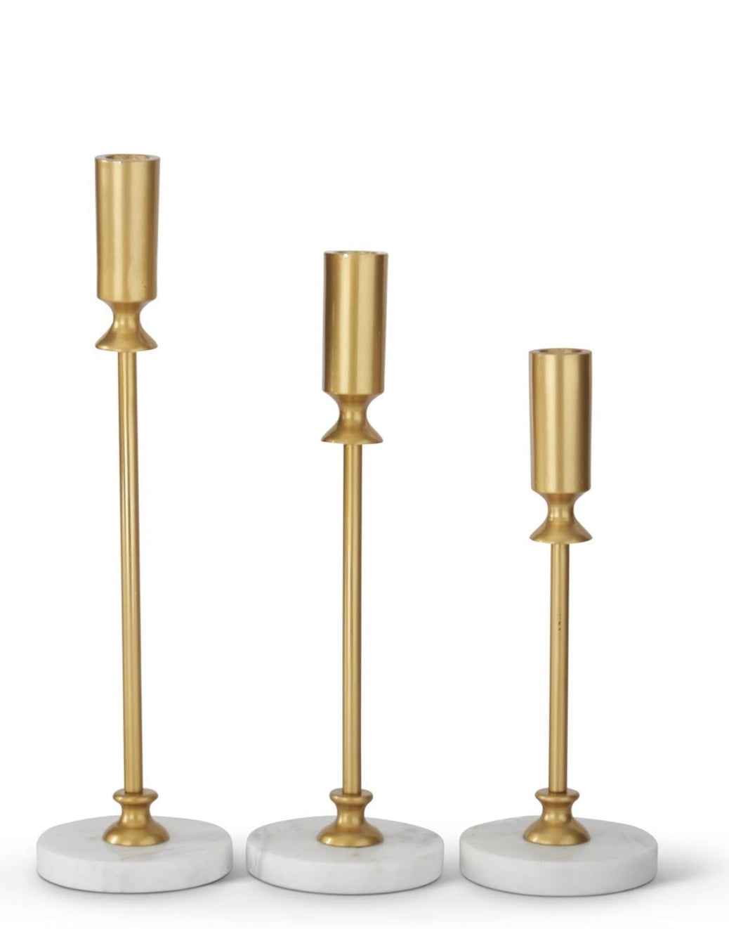 Gold Slender Candle Holder 12.75