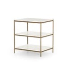 Felix Marble Night Stand Rectangle