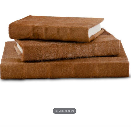 Tan Hide Journal Lg