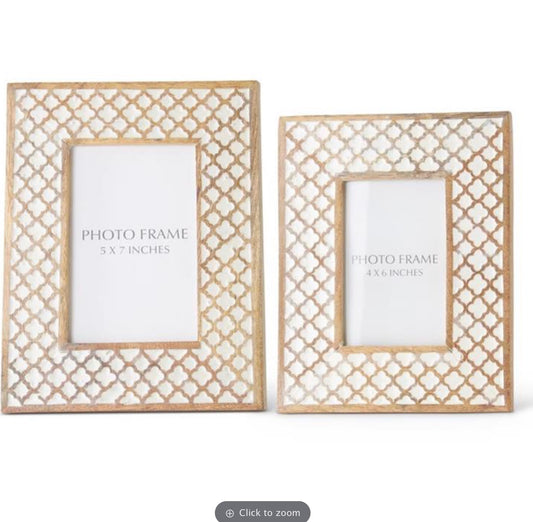 Moroccan Pattern Frame 4x6