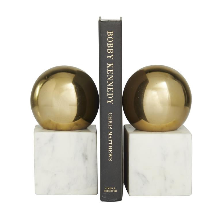 Marble Base Bookends