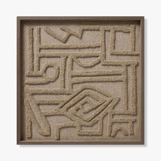 Symbolism Wood Frame Artwork 28x2823