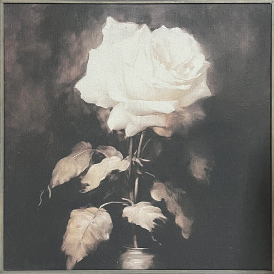 Hairline Frame Vintage Rose #1 24x24
