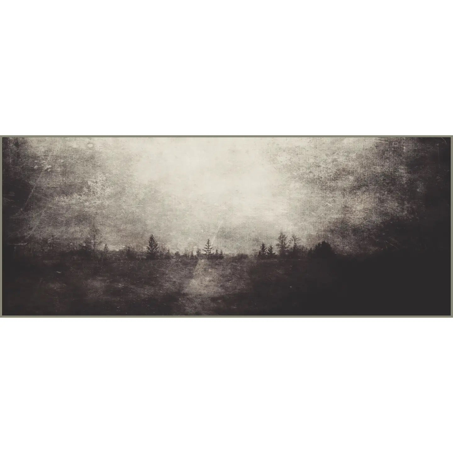 Moody Landscape Hairline Frame 24x60