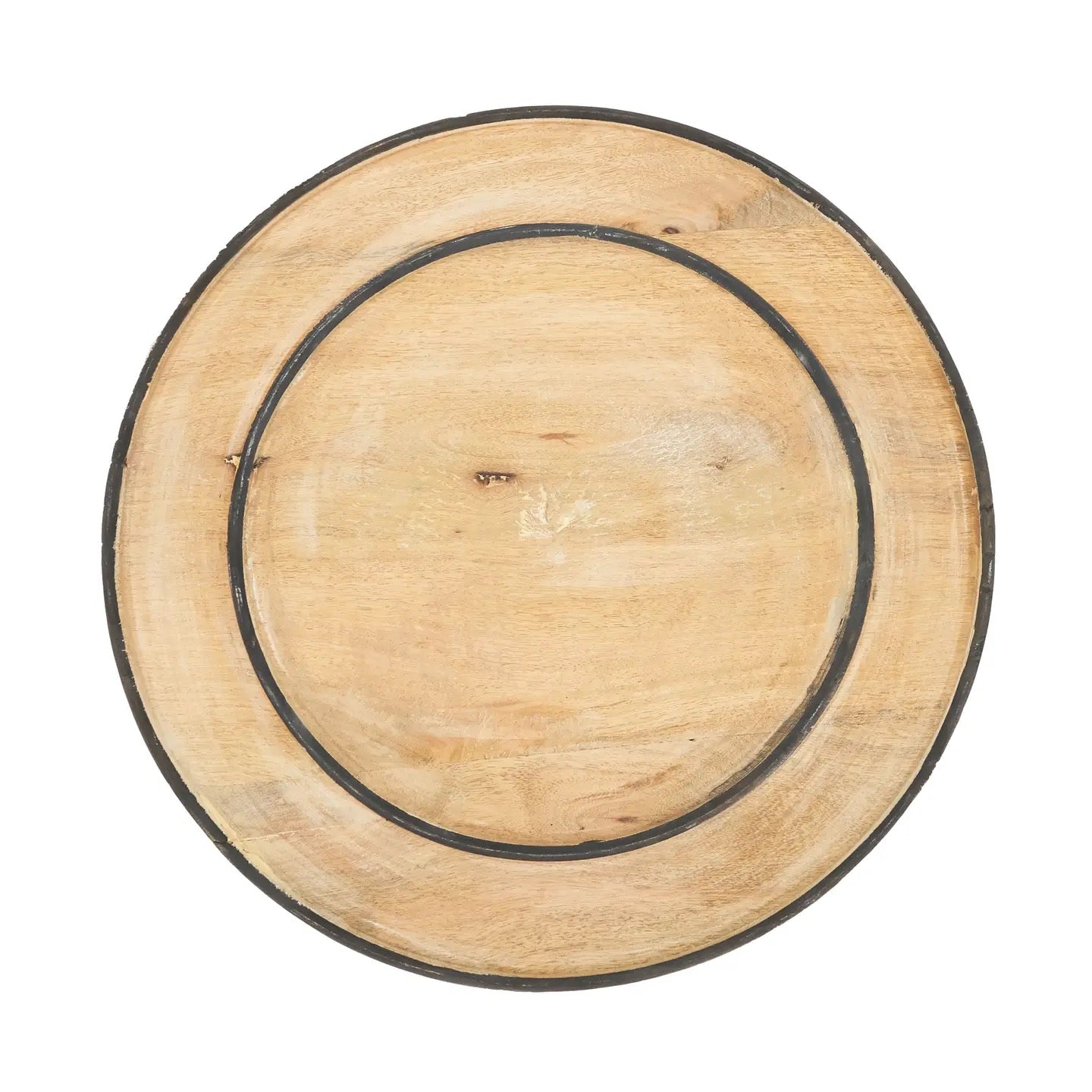 Wooden Charger Natural 13"