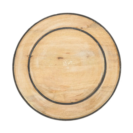 Wooden Charger Natural 13"