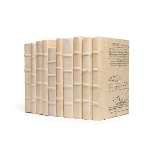 Solid Ivory Books Assorted Sizes