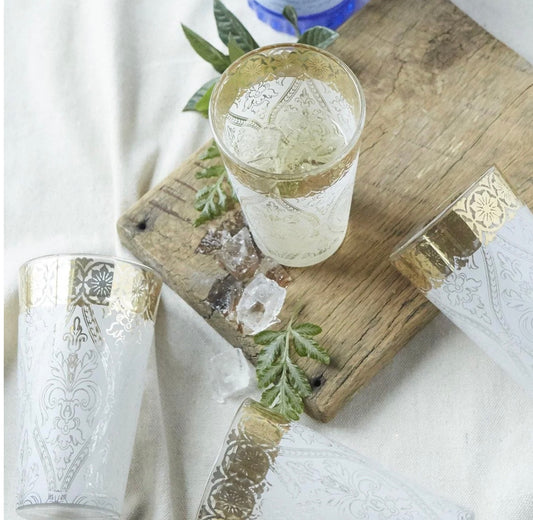 White Gem Tall Glass