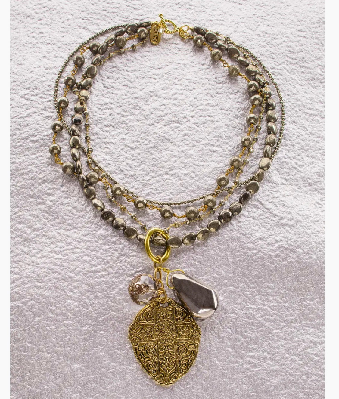 Butterfly Multi Strand Necklace
