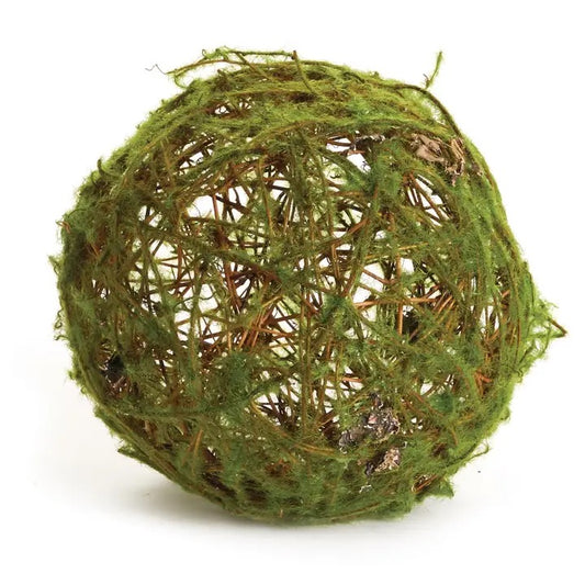 Mossy Wrapped Twig Orb 8"