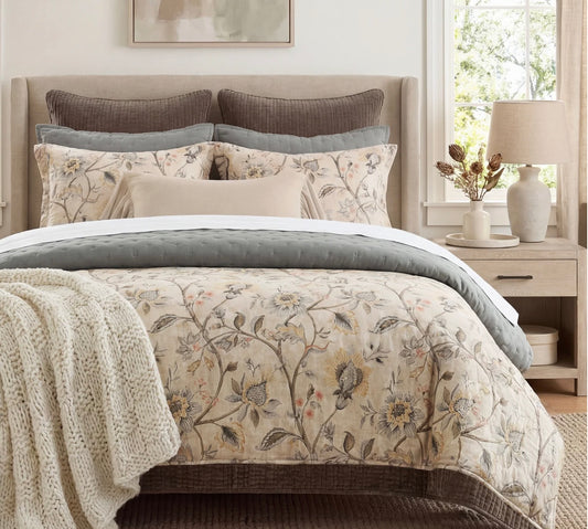 Penrose Washed Linen Blend Bedding Set King