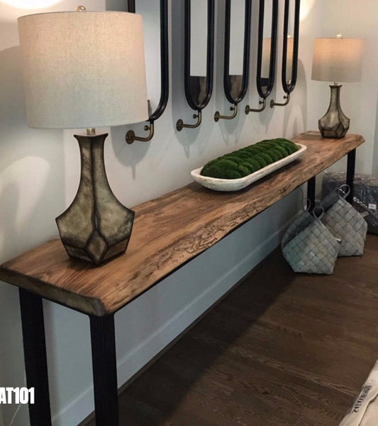 Solid Wood Sofa Table 76' x 13 x 31 H