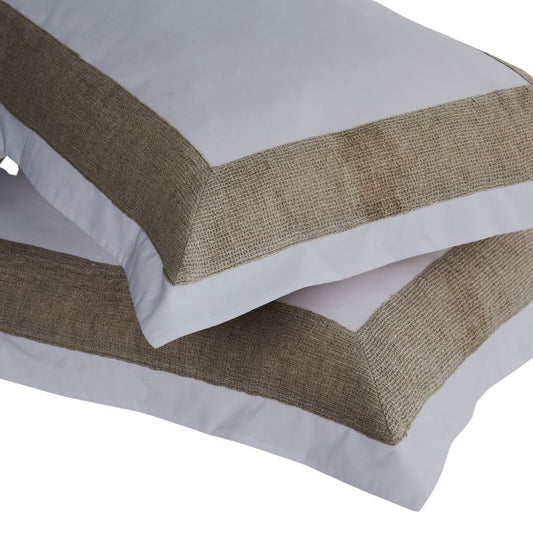 Arlesienne Qn.Fitted Sheet Who.Natural Linen
