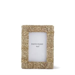 Jute Woven Photo Frame