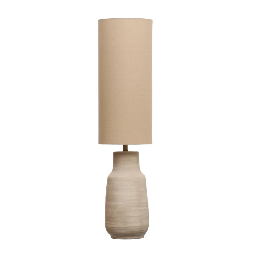 Ceramic Floor Lamp w/Lamp Shade