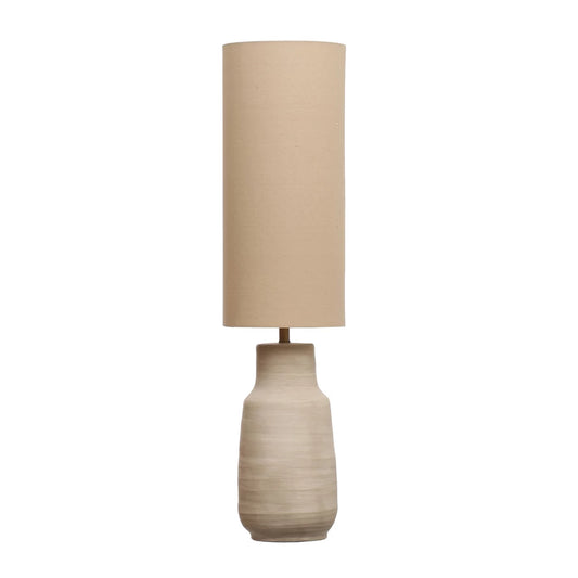 Ceramic Floor Lamp w/Lamp Shade