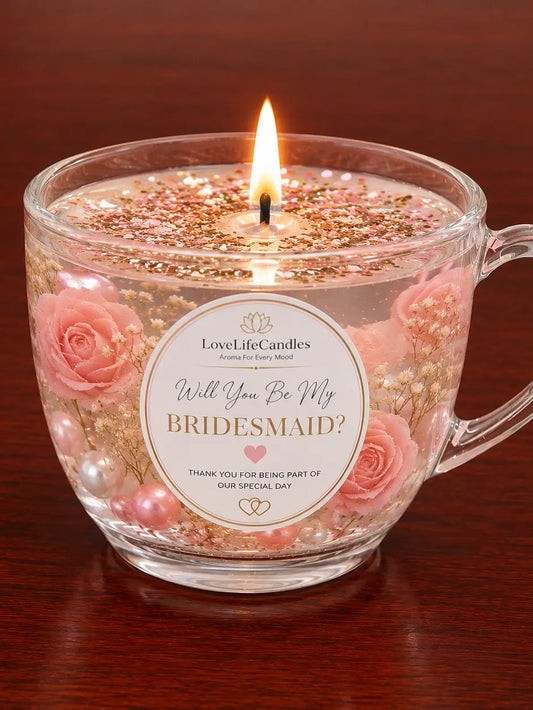 Bridesmaid Proposal Candle
