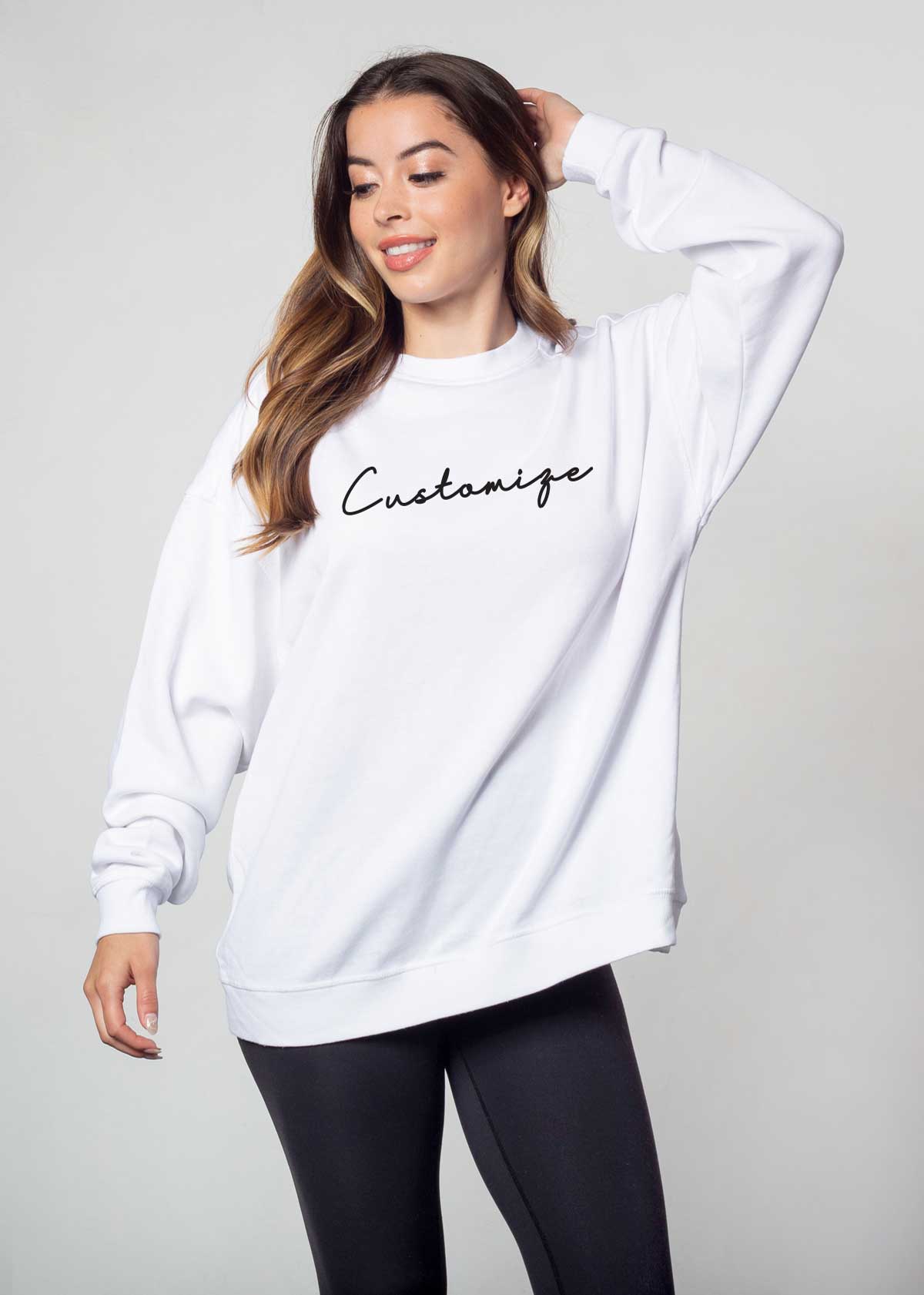 Custom Graphic Campus Crew L