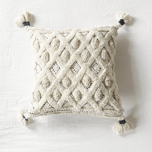 Amalfi Coast Mini Diamond Tufted Pillow