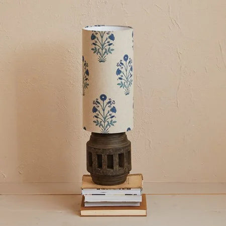 Wood Axle Table Lamp