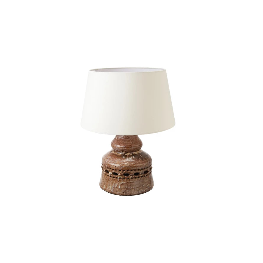 Stoneware Vintage Reproduction Lamp