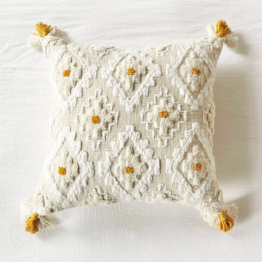 Amalfi Coast Embroidered Pillow Cover