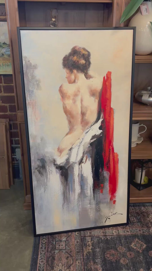 Lady Red Robe  24 x 48